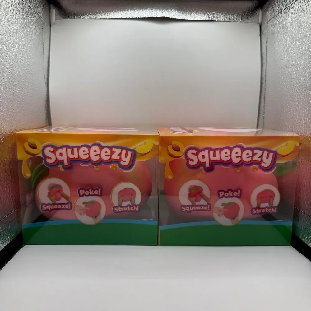 Sunny Days - Squeeezy Peach *100% Authentic* Viral Sensory Squish Toy (Set of 2)